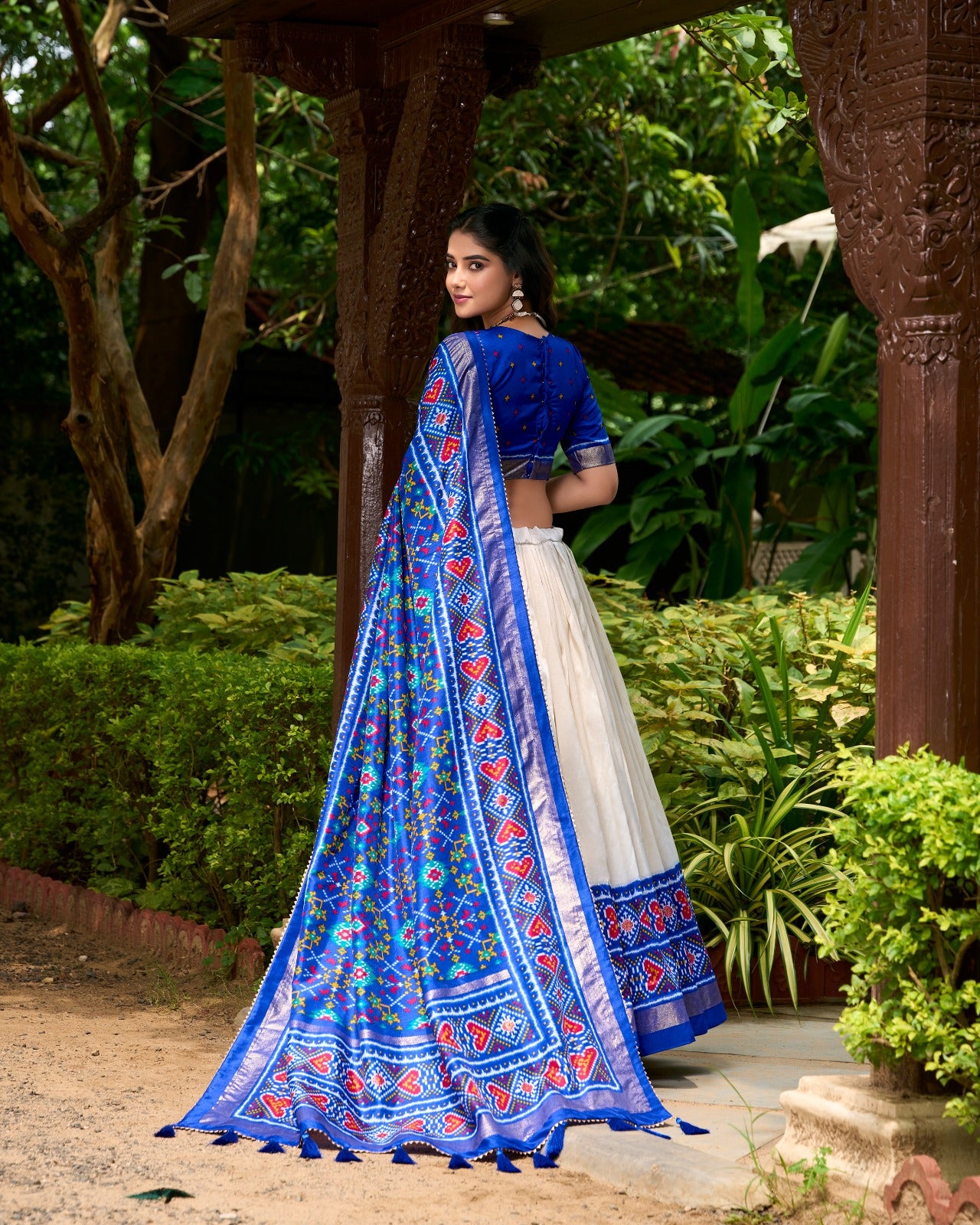 Womenline Blue Color Lehenga Choli
