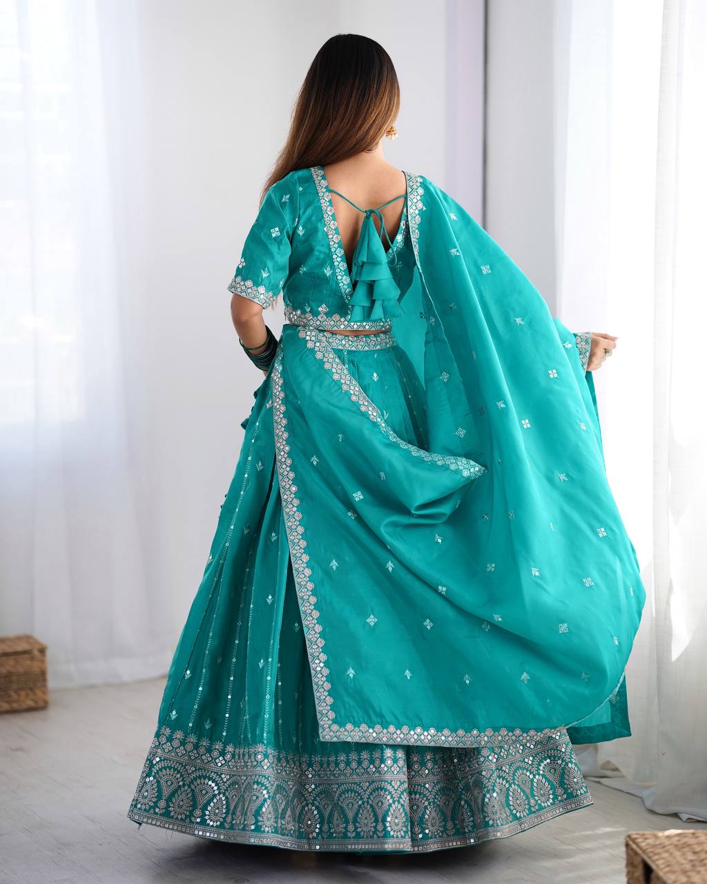 Designer Touch Lehenga Choli with Traditional Appeal