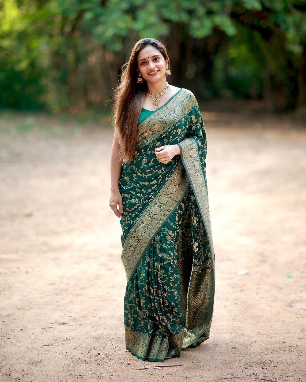 Womenline Dream Wedding Look Banarasi Saree