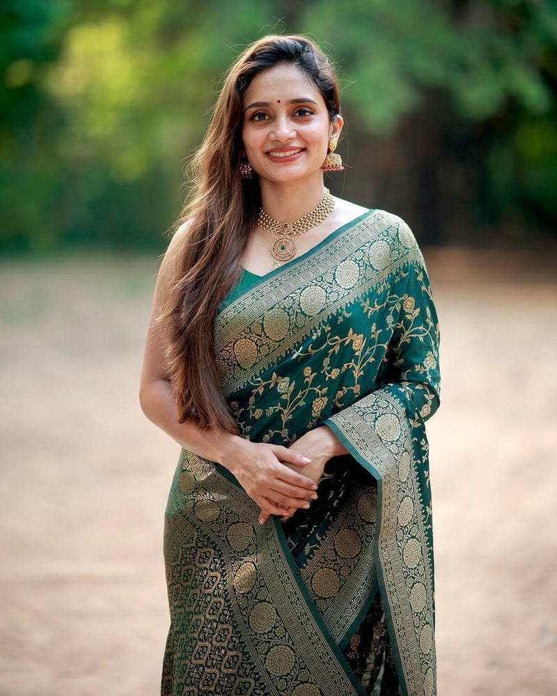 Womenline Dream Wedding Look Banarasi Saree