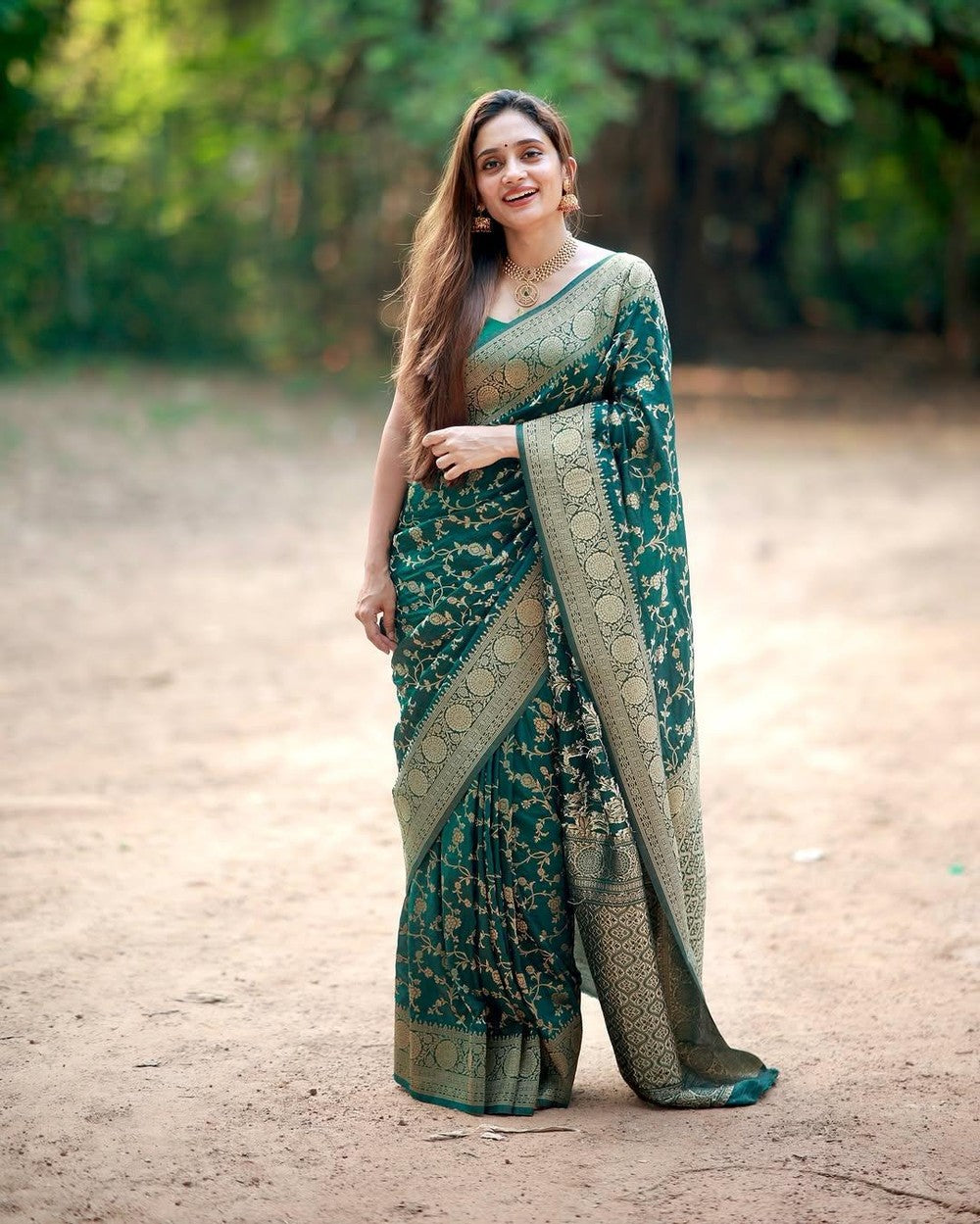 Womenline Dream Wedding Look Banarasi Saree