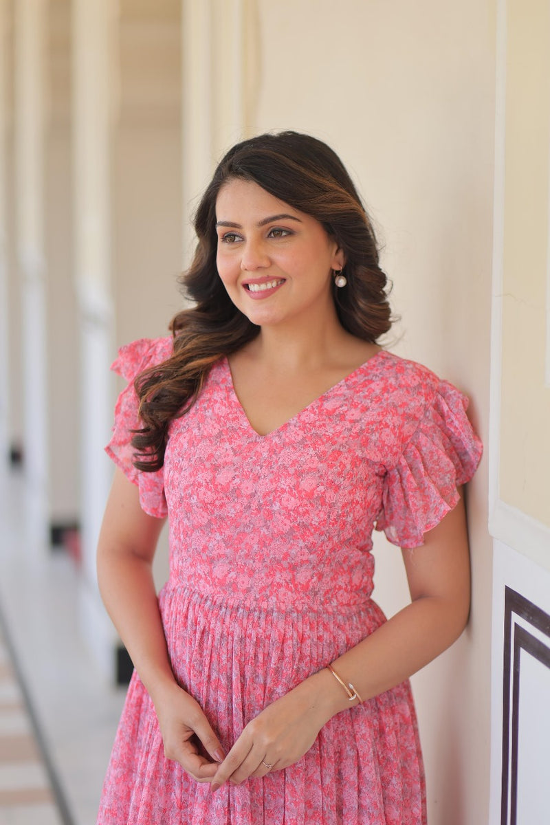 Womenline Full Flaired Gown