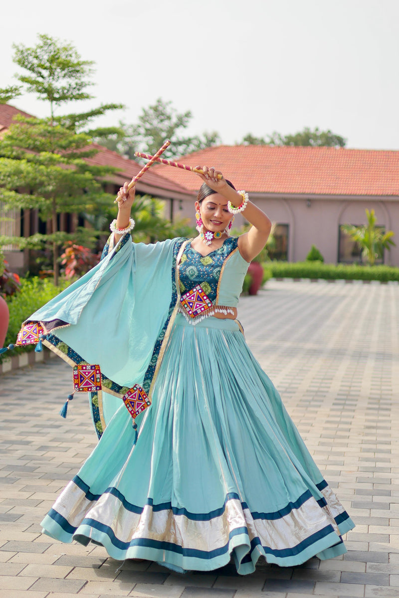 Womenline Gamathi Work Navratri Lehenga choli