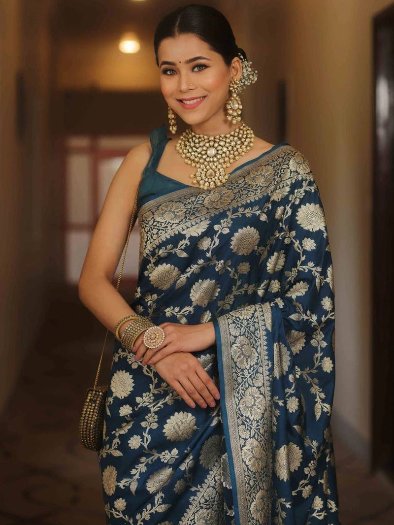 Womenline Lichi Silk Saree