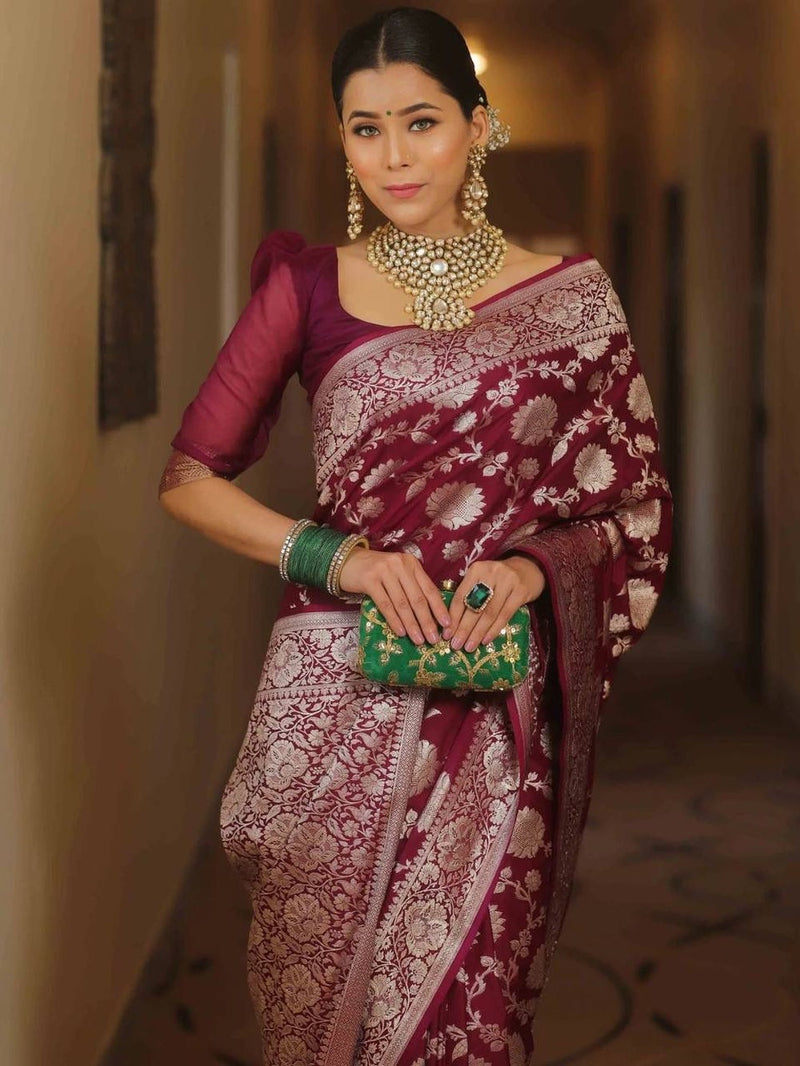 Womenline Organic Banarasi Saree