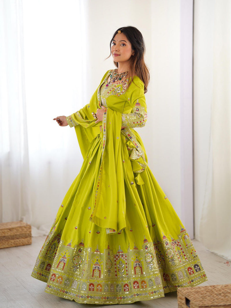 Womenline Perot Color Designer Lehenga Choli