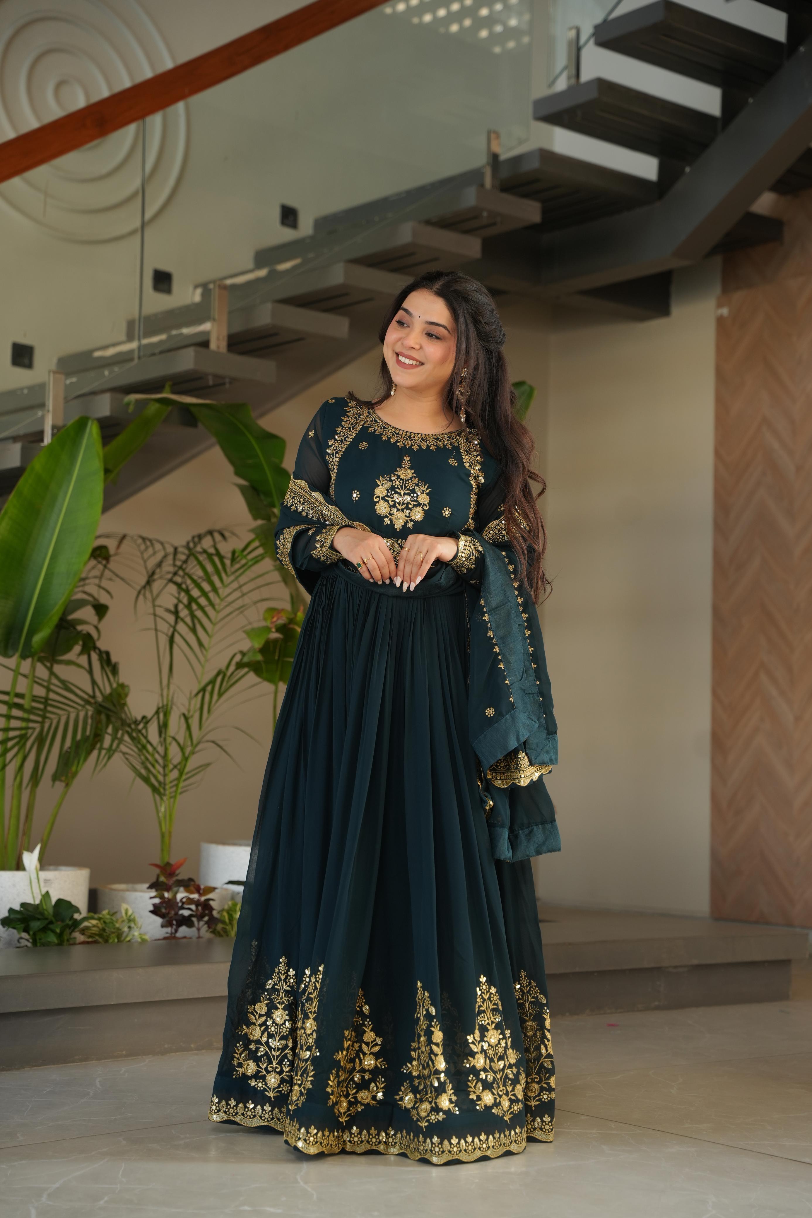 Womenline Rama Color Designer luxury Gown