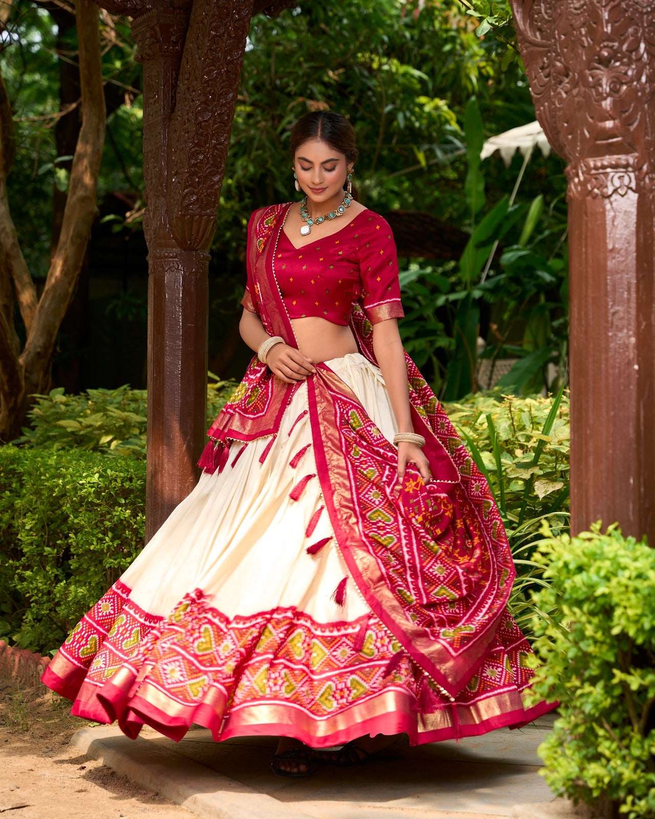 Womenline Red Color Desginer Lehenga Choli