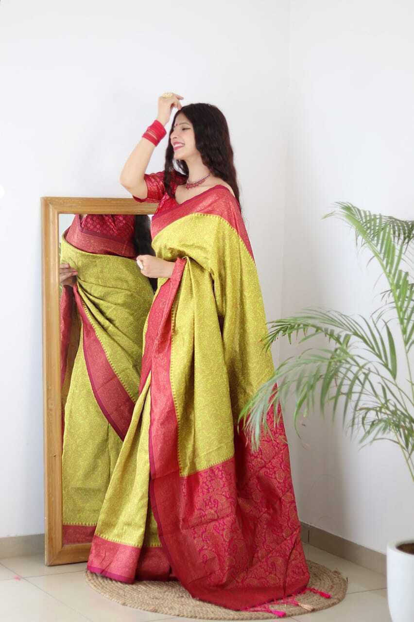 Womenline Soft Silk Manipuri Saree