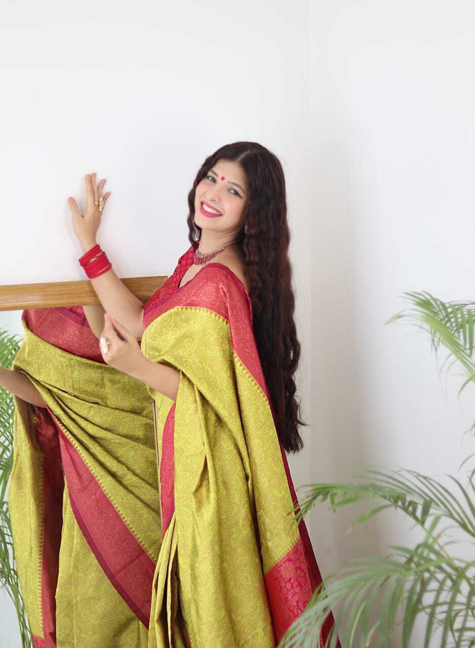 Womenline Soft Silk Manipuri Saree