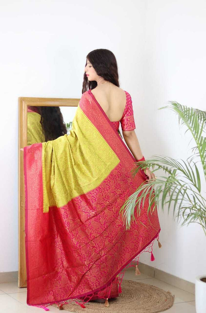 Womenline Soft Silk Manipuri Saree