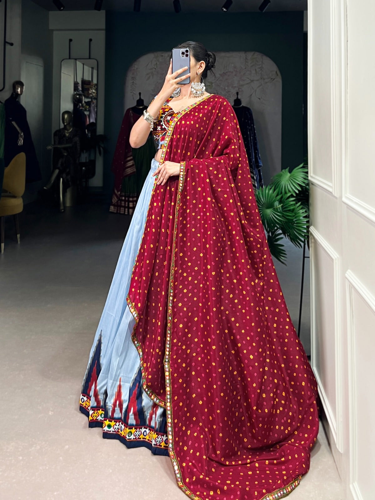 Womenline Stylish Navratri Lehenga Choli