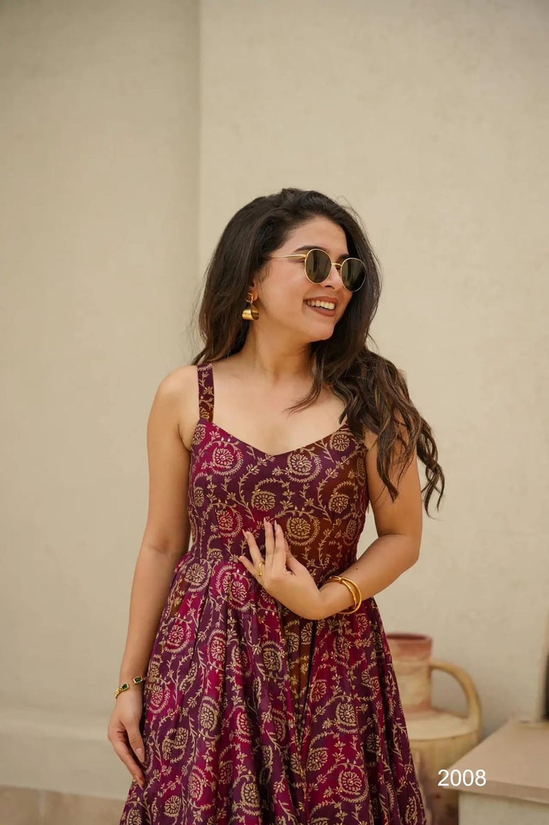 Womenline Stylish Wear Anarkali Suit