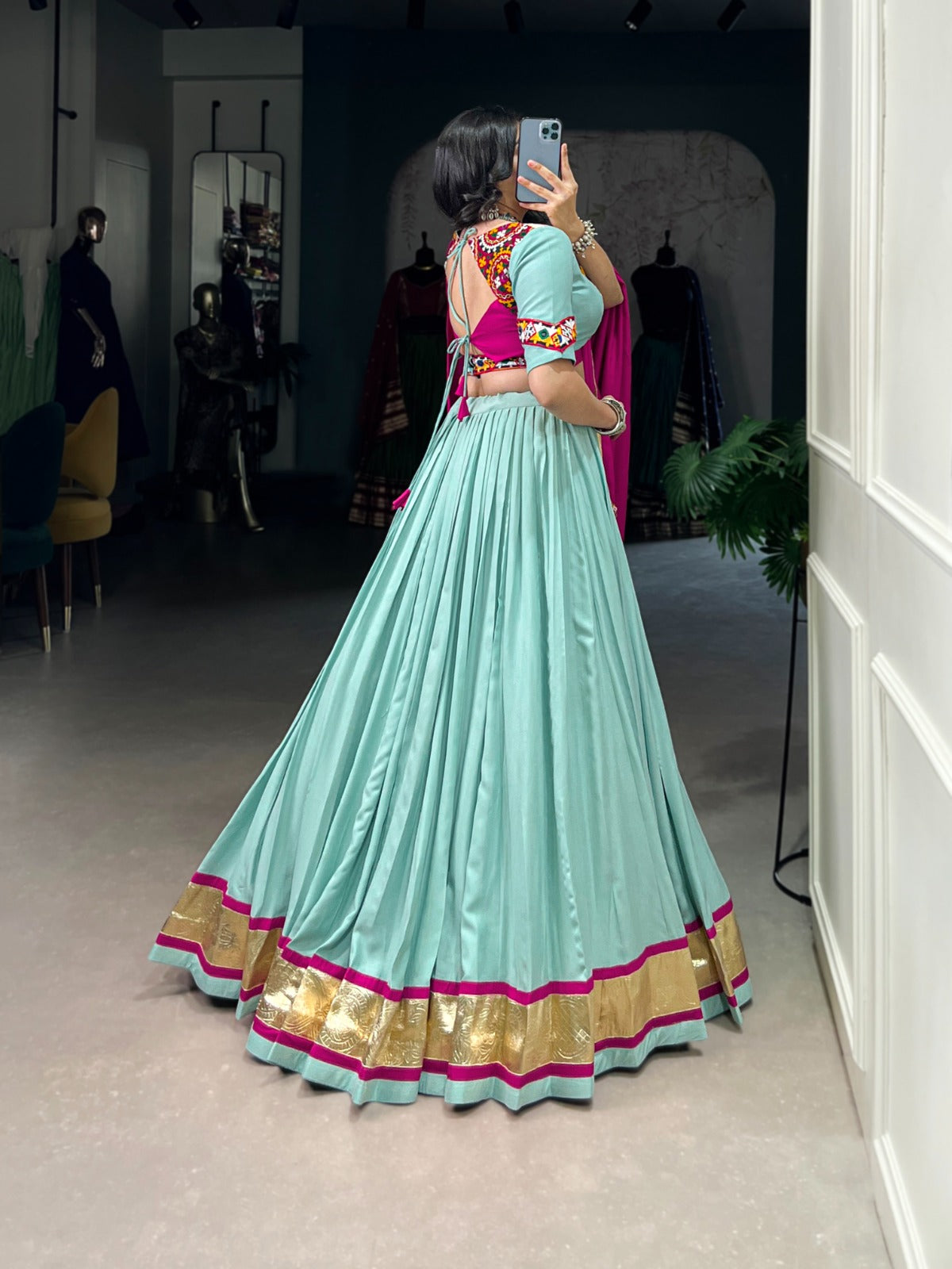 Womenline dress in timeless rayon grace Lehenga Choli