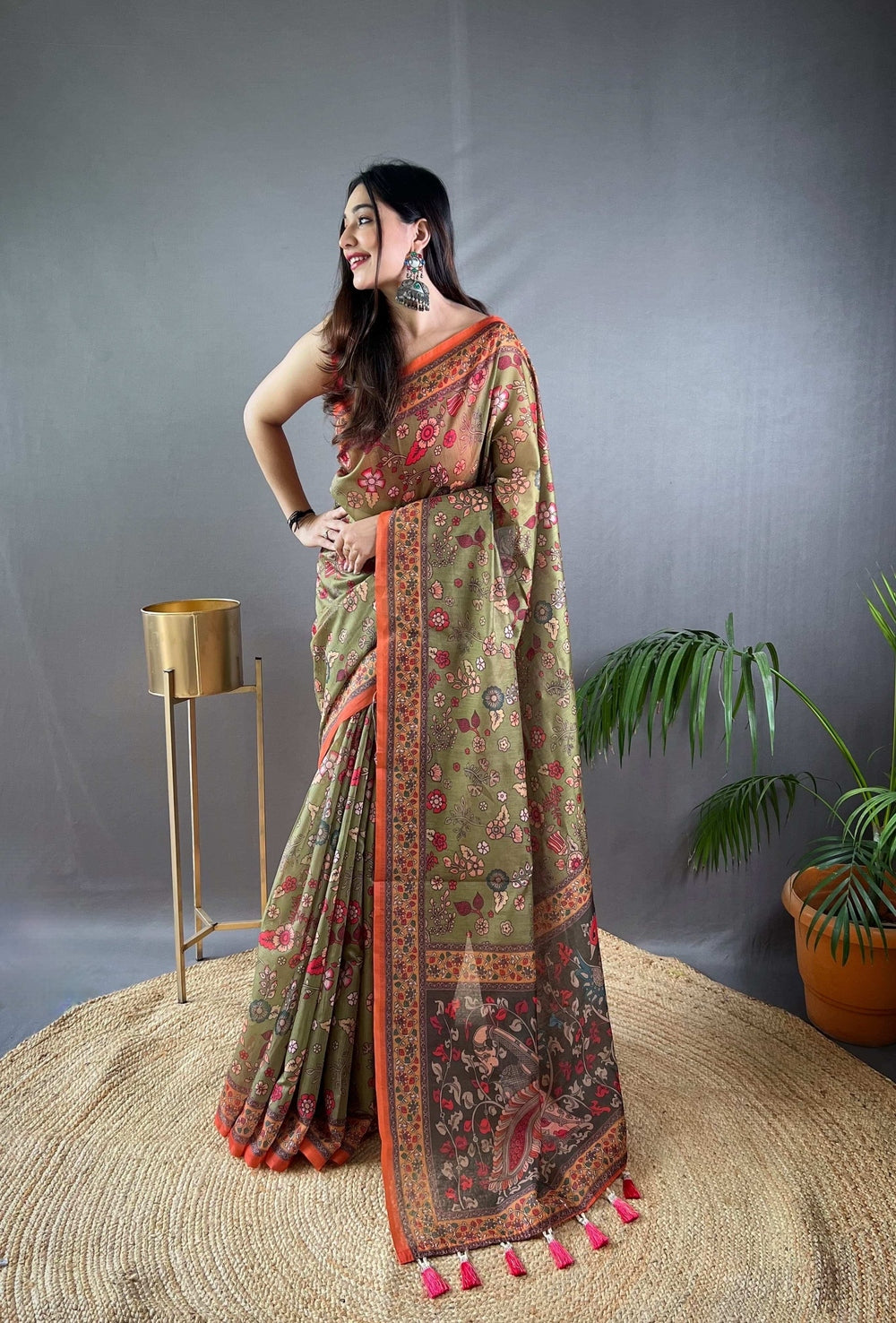 Womenline kalamkari saree
