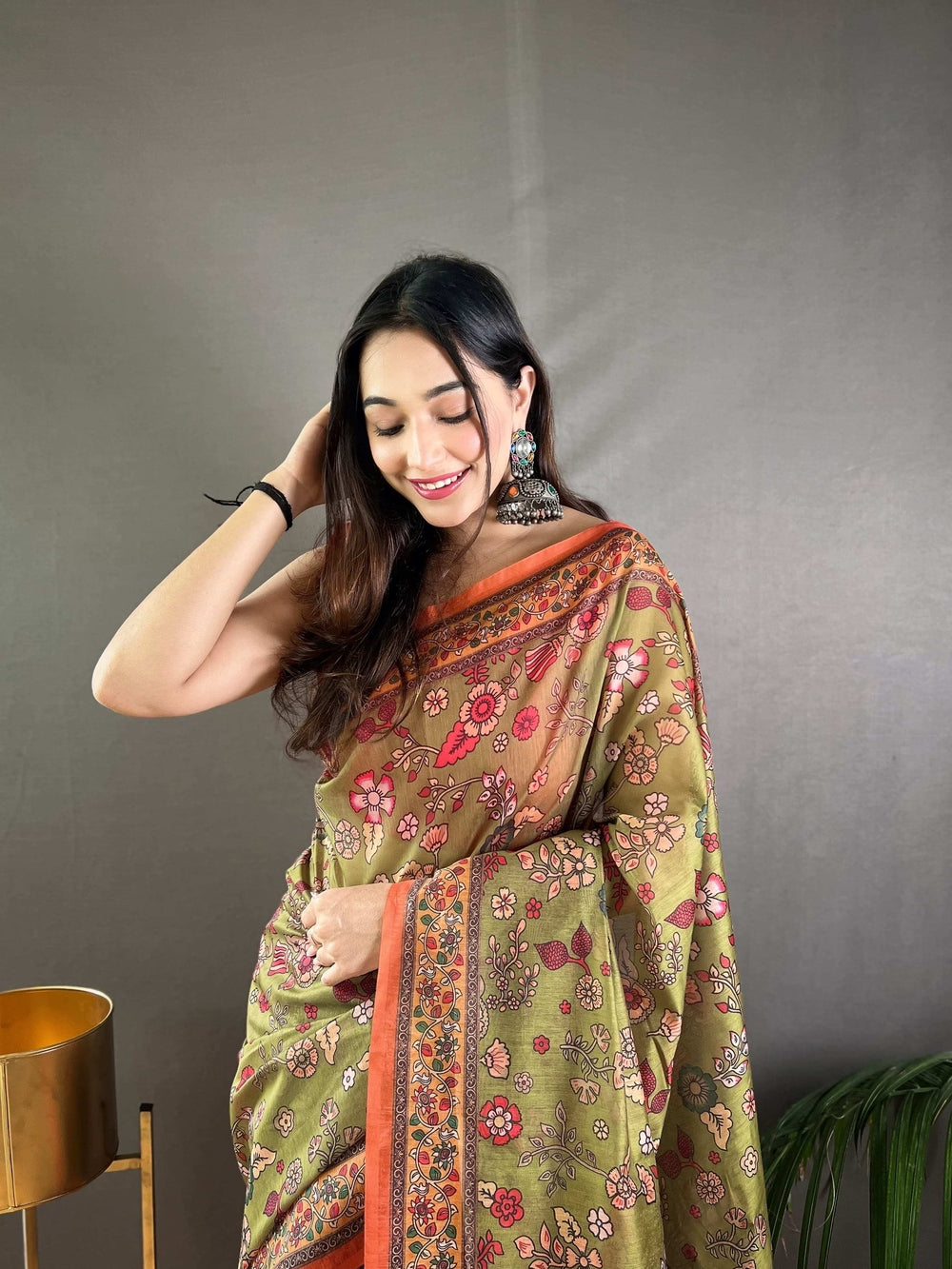 Womenline kalamkari saree