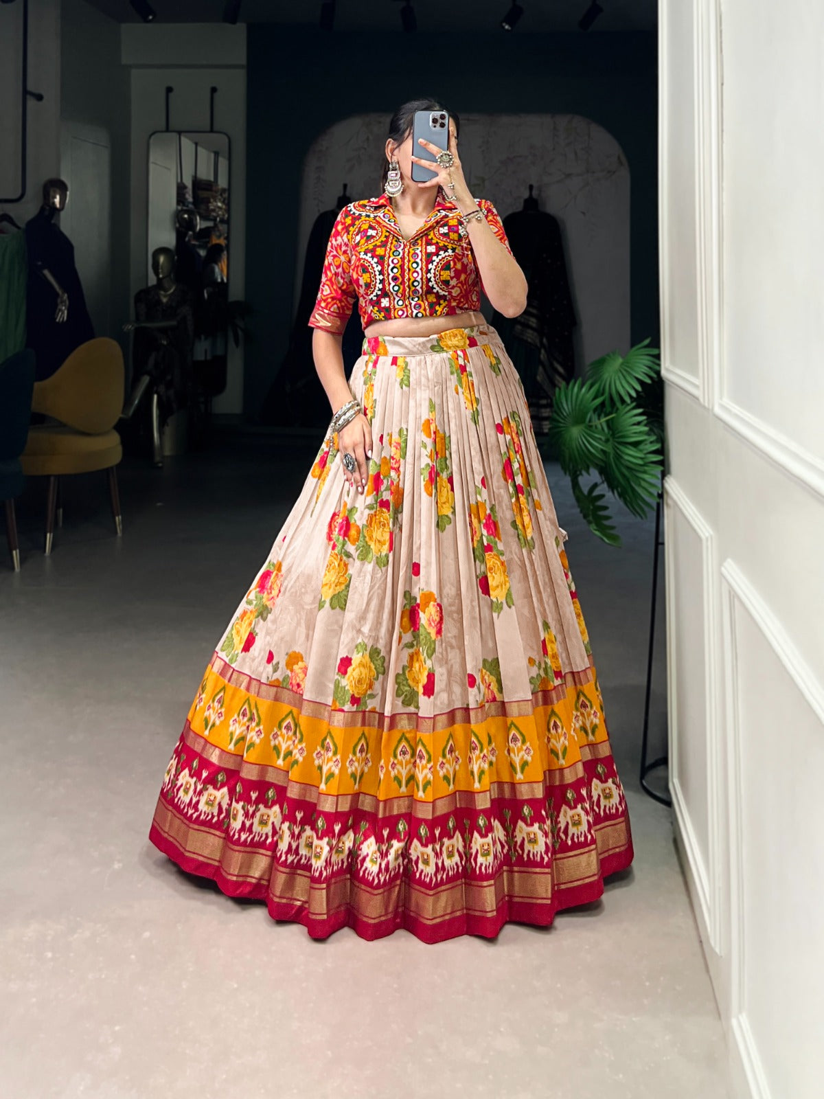 Womenline perfect Navratri ensemble Lehenga Choli
