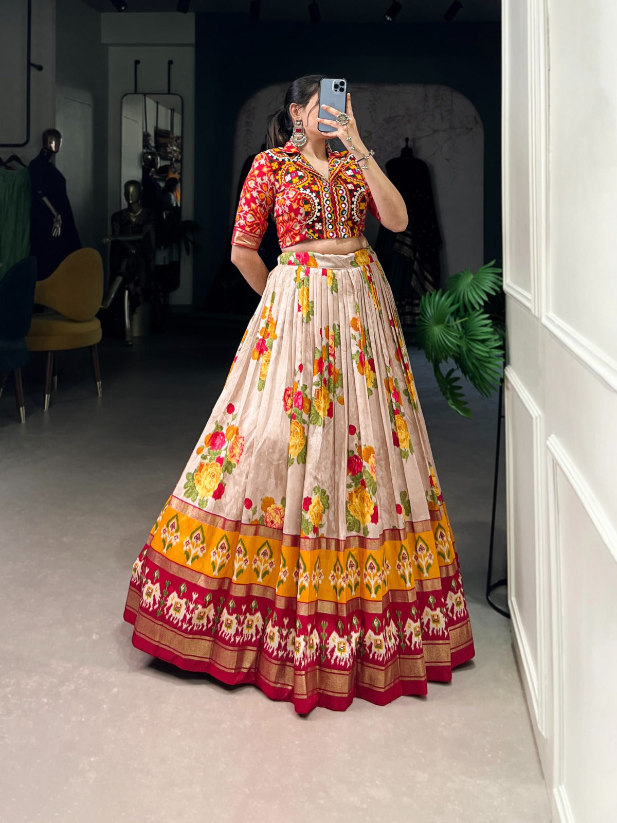 Womenline perfect Navratri ensemble Lehenga Choli