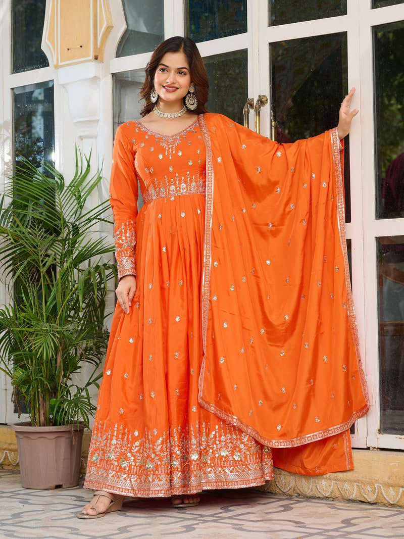 WomenLine Luxe Finish Gown Perfect for Festive Evenings