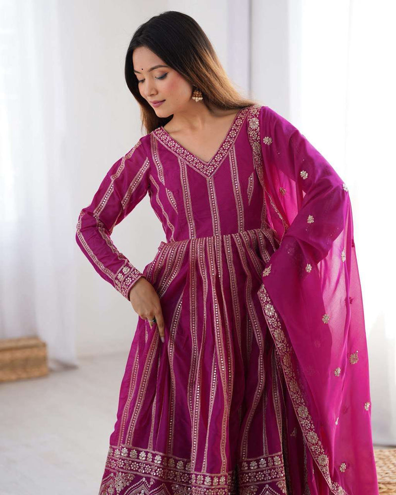 WomenLine Enchanted Flare Gown for Modern Ethnic Vibes