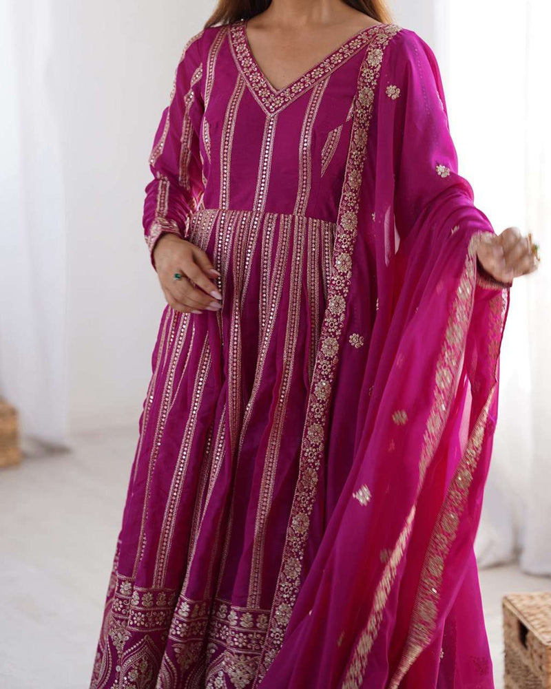 WomenLine Enchanted Flare Gown for Modern Ethnic Vibes