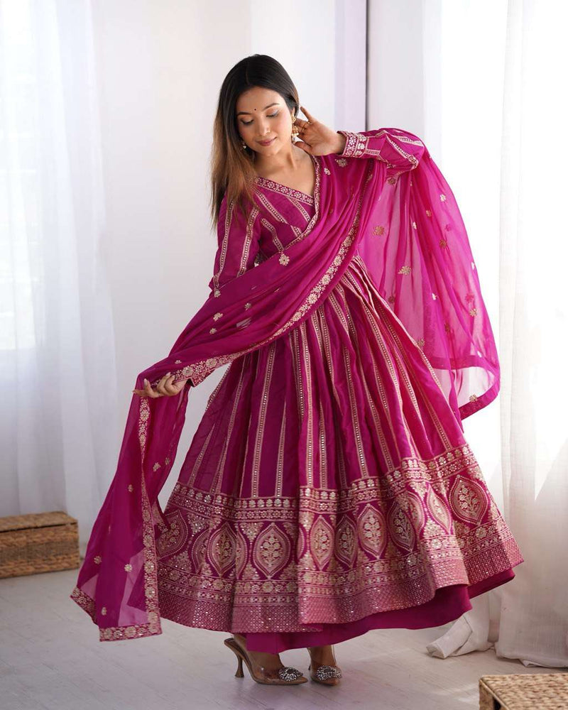 WomenLine Enchanted Flare Gown for Modern Ethnic Vibes