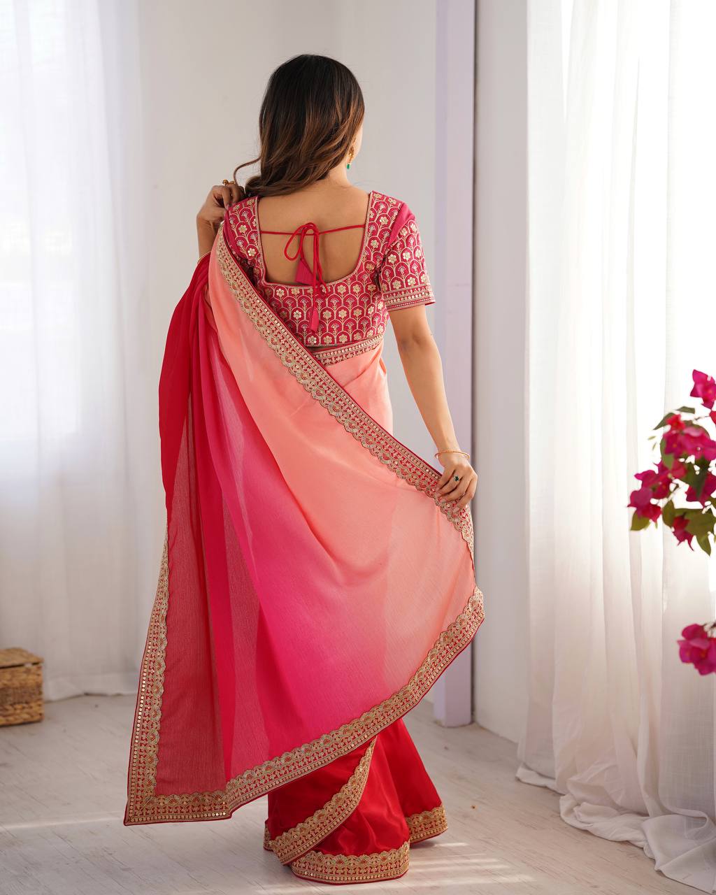 WomenLine Graceful Saree Drape for Every Occasion