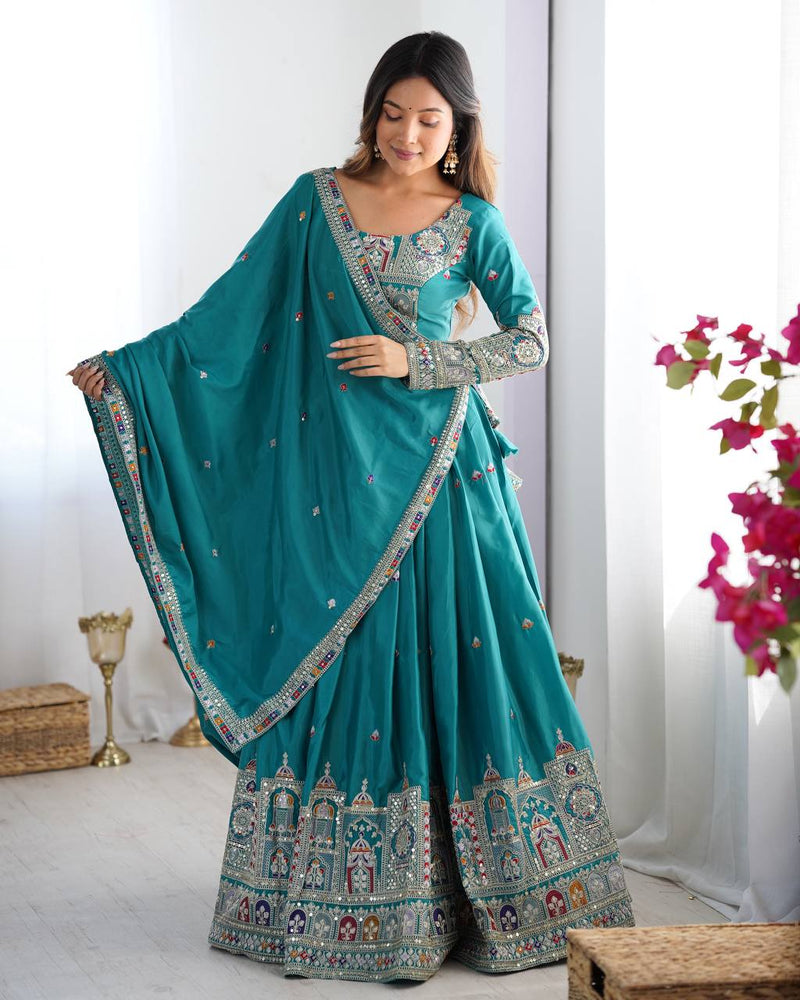Regal Charm Lehenga Choli with Elegant Flare Detail