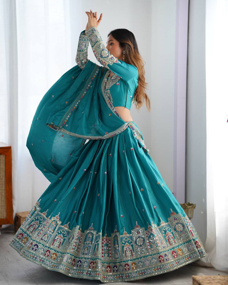 Regal Charm Lehenga Choli with Elegant Flare Detail