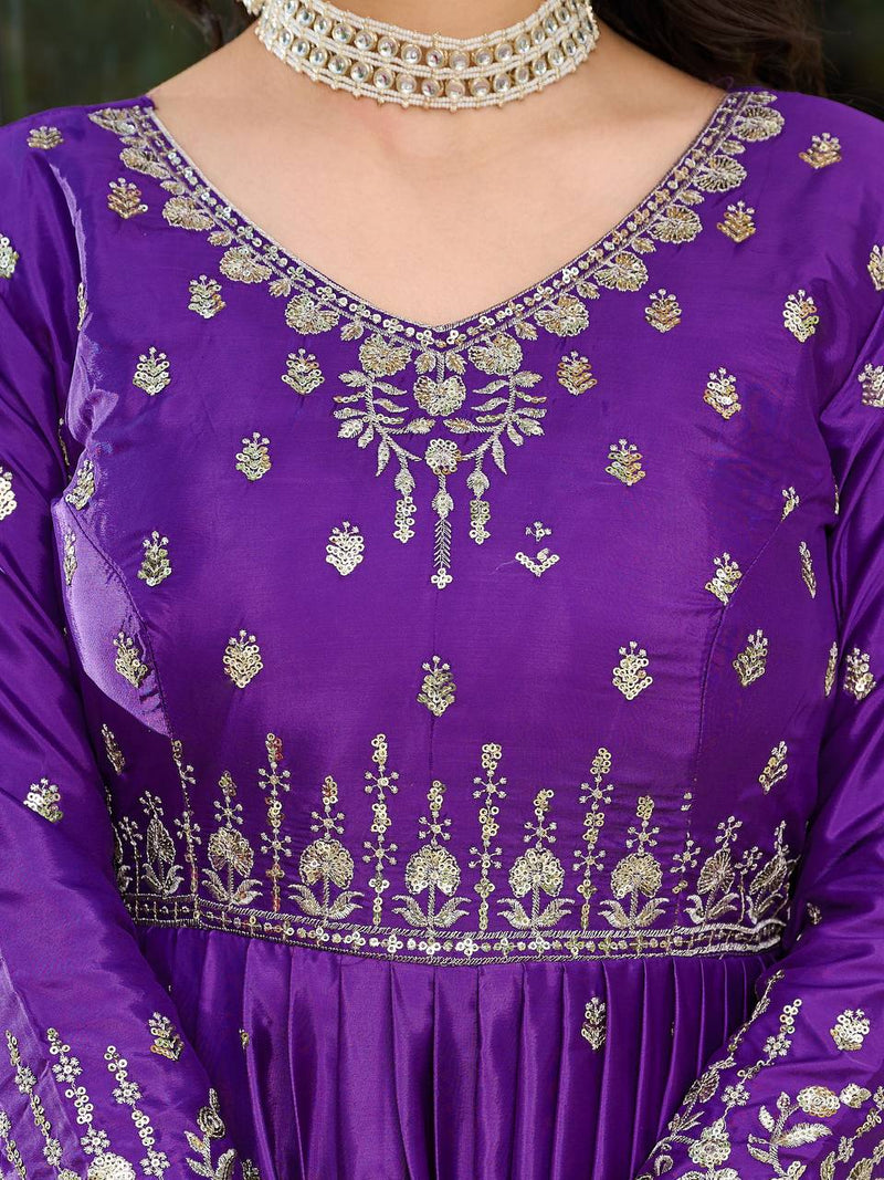 WomenLine Fairytale Inspired Gown with Royal Look Finish