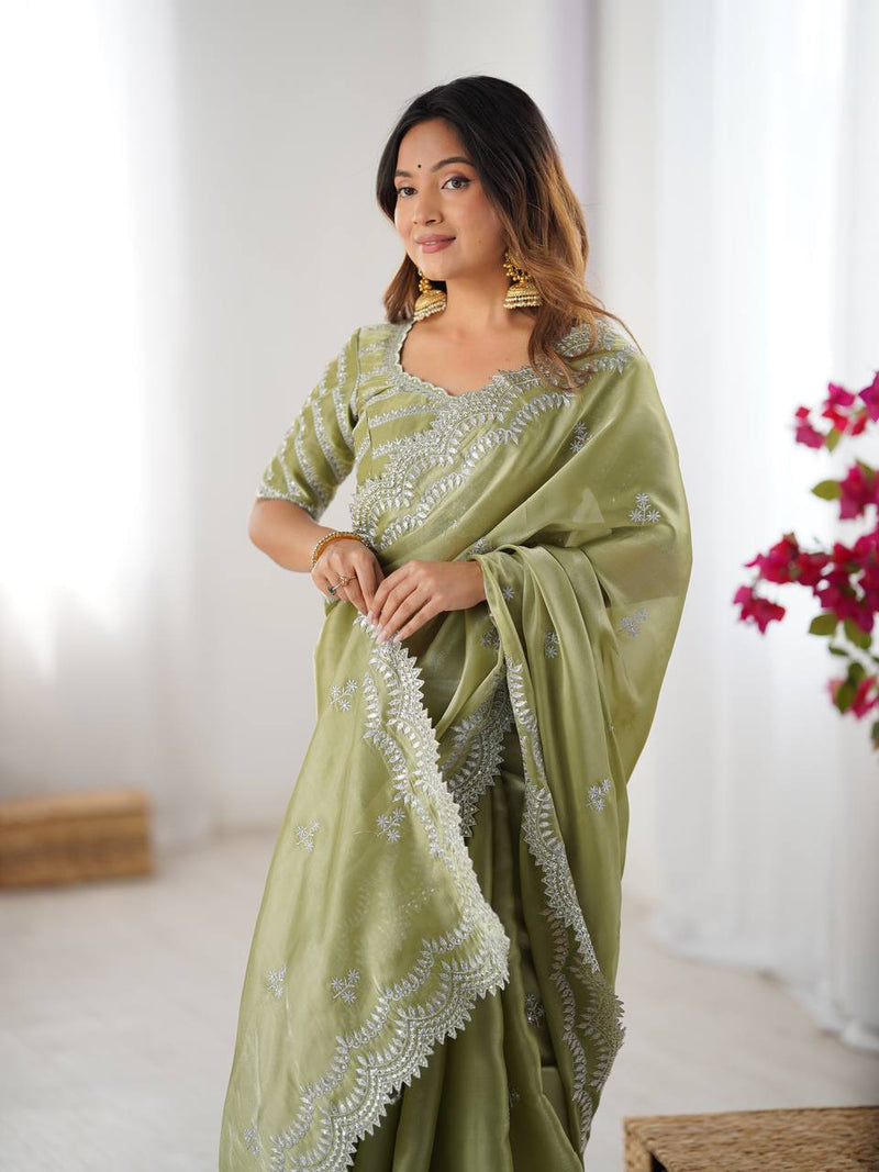 WomenLine Designer Saree Styled for Everyday Glamour