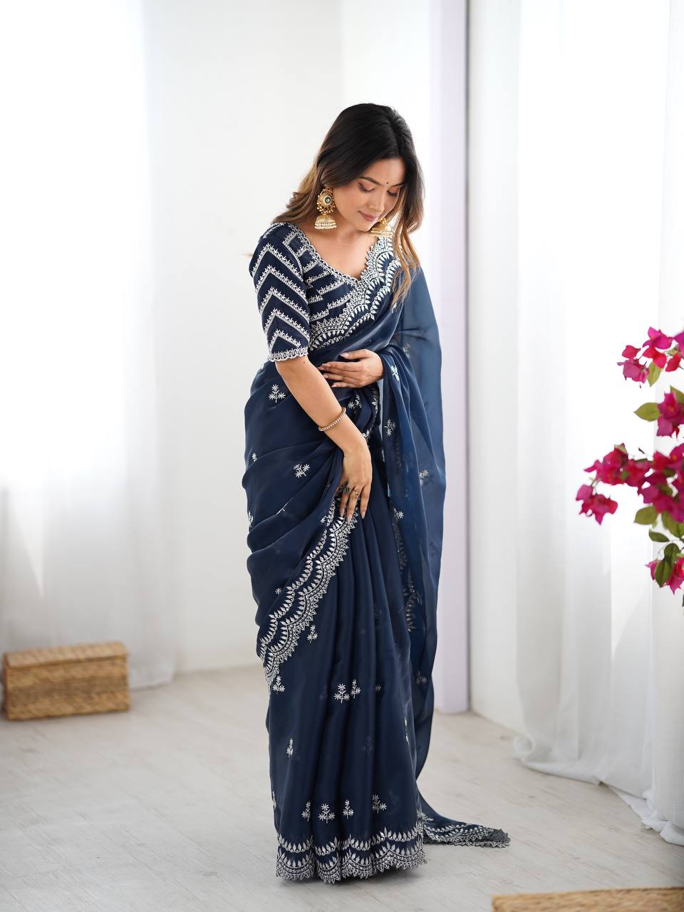 WomenLine Statement Saree for Grand Celebration Moments