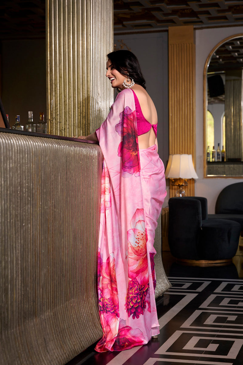 Womenline Pink Color In love with this satin glow