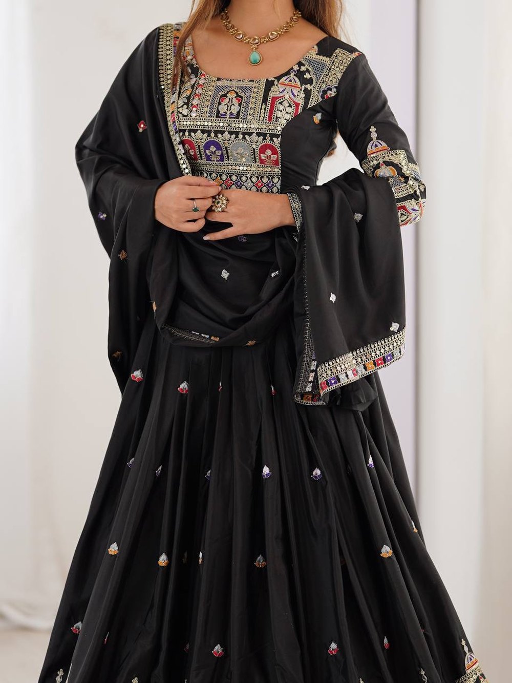 Couture Inspired Lehenga with Premium Embellishment Details