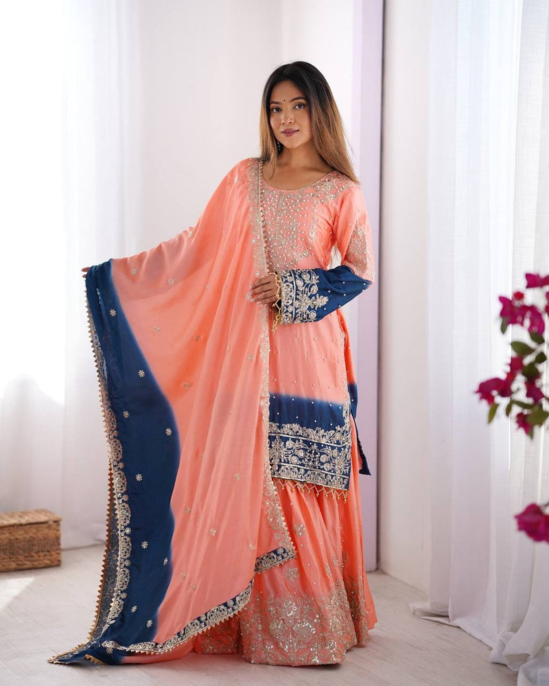 WomenLine Designer Sharara Set for Girls