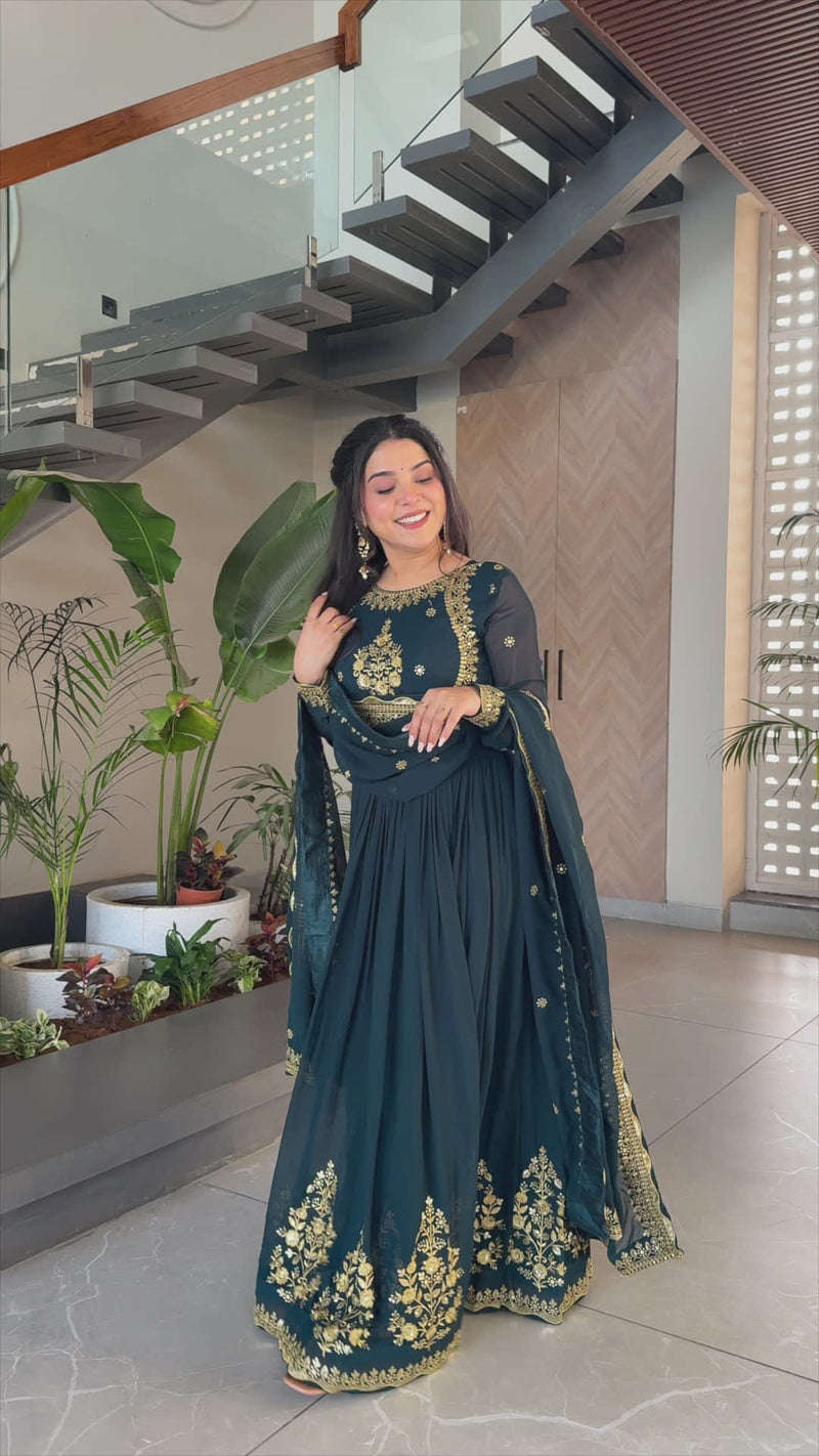 Womenline Rama Color Designer luxury Gown