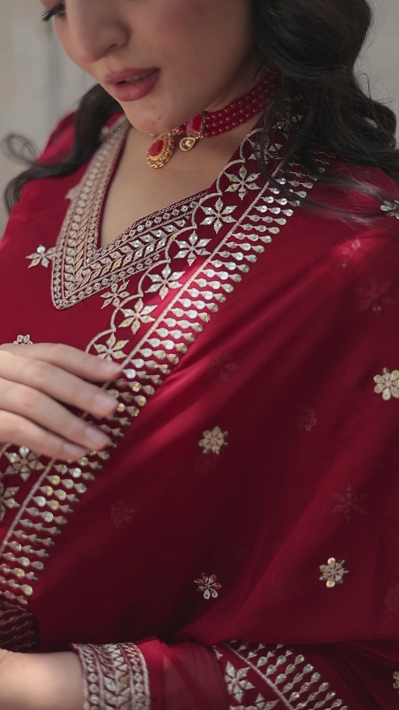 Womenline Purpal Color Epitome of Grace and Charm