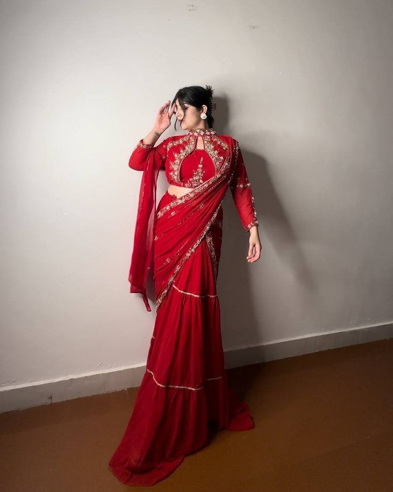 WOMENLINE WEDDING SEASON SPECIAL FANCY PARTY WEAR SAREE